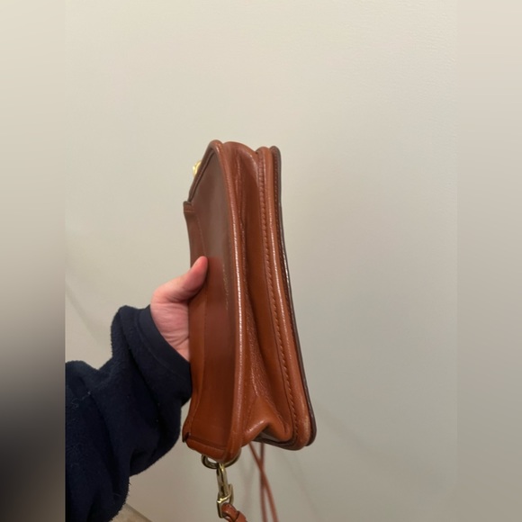 Vintage coach brown leather crossbody - Picture 5 of 8